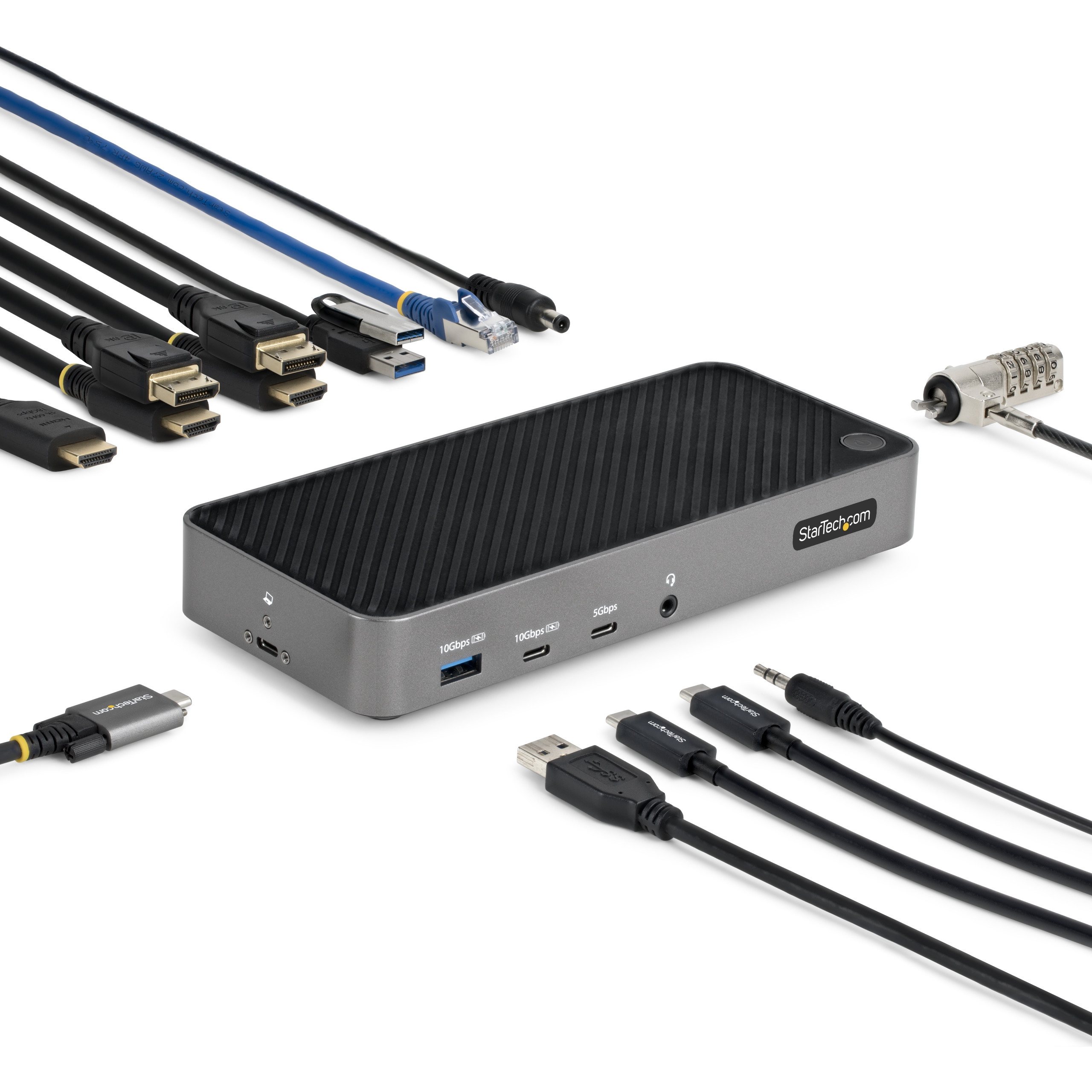 Docking stanica STARTECH.COM USB-C trostruka (hdmi, dp, trostruki 4k, 5x usb hub, gbe, 100w pd, univerzalna, tb 3/4 kompatibilna)-22