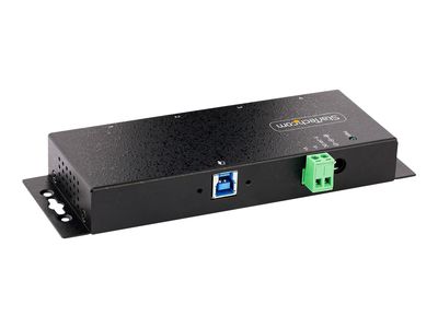 Industrijski USB hub STARTECH.COM (s 4 priključka, USB 3.0 5Gbps hub, robusni USB hub s 15kV zračnom/8kV kontaktom ESD i zaštitom od udara, DIN/zid/stol-2