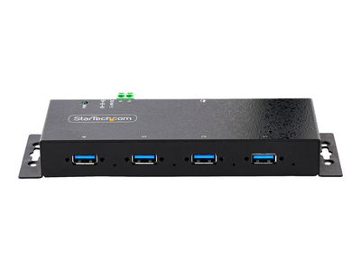 Industrijski USB hub STARTECH.COM (s 4 priključka, USB 3.0 5Gbps hub, robusni USB hub s 15kV zračnom/8kV kontaktom ESD i zaštitom od udara, DIN/zid/stol-6