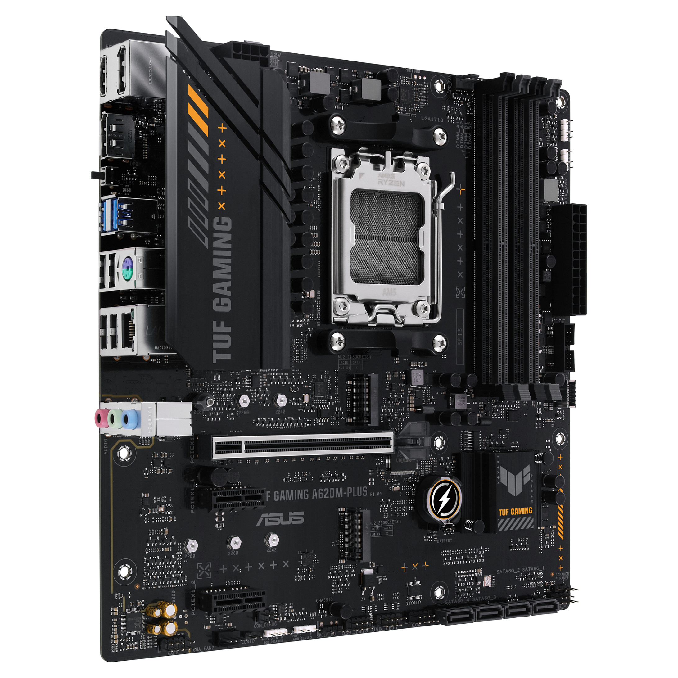 Matična ploča ASUS TUF GAMING A620M-PLUS (micro ATX, Socket AM5, AMD A620)-3