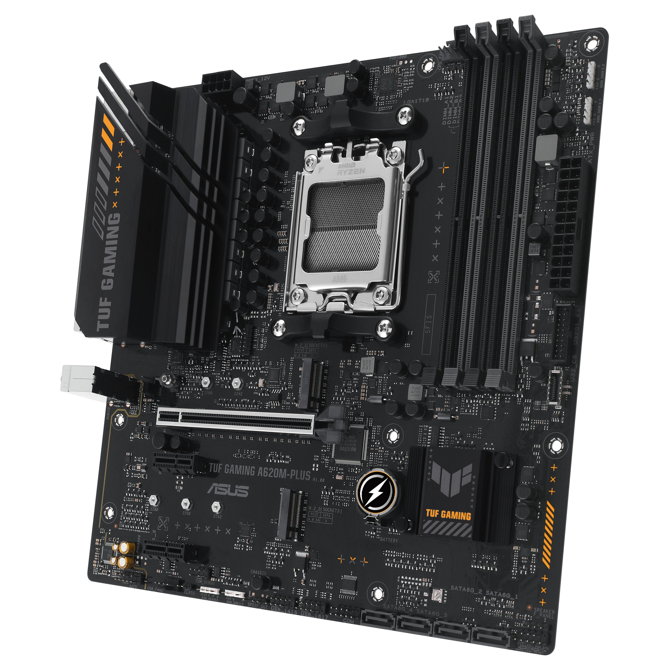 Matična ploča ASUS TUF GAMING A620M-PLUS (micro ATX, Socket AM5, AMD A620)-4