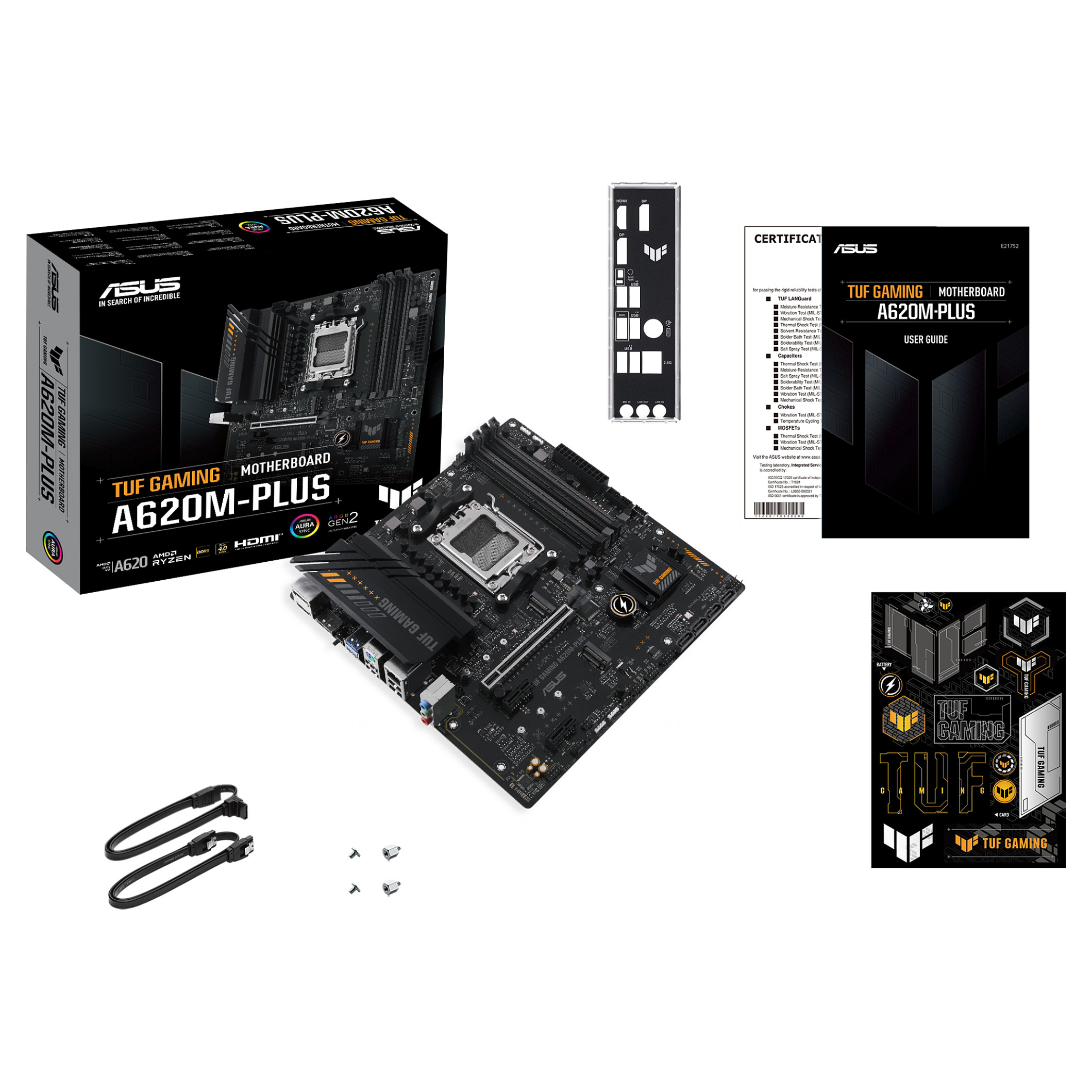 Matična ploča ASUS TUF GAMING A620M-PLUS (micro ATX, Socket AM5, AMD A620)-8