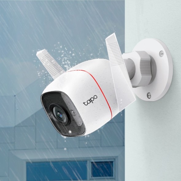 Vanjska sigurnosna Wi-Fi kamera TP-LINK TC65 (3 MP, 3.89 mm/F2.2, H.264, Micro SD do 128GB)-5