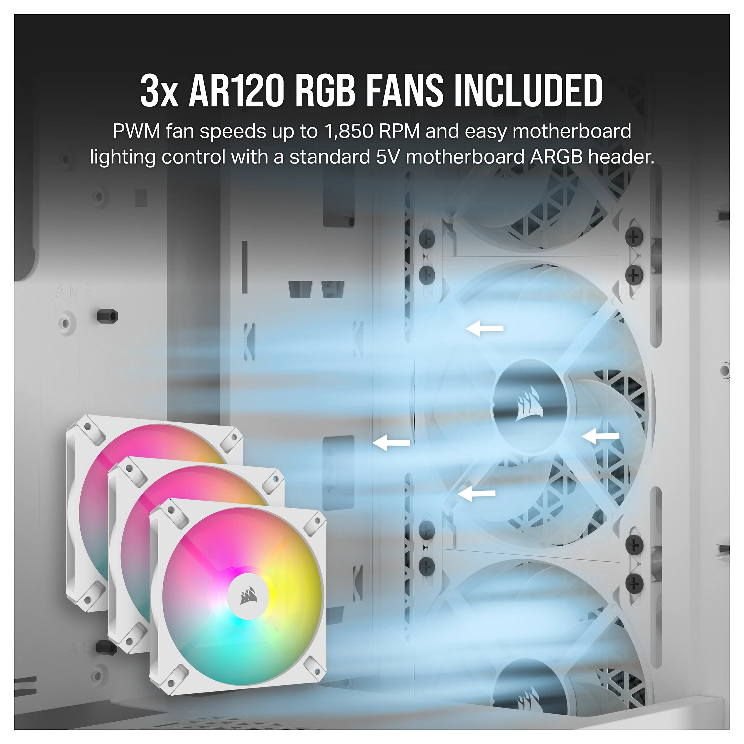 Kućište za računalo CORSAIR 3000D RGB AIRFLOW (mid tower, extended ATX)-14