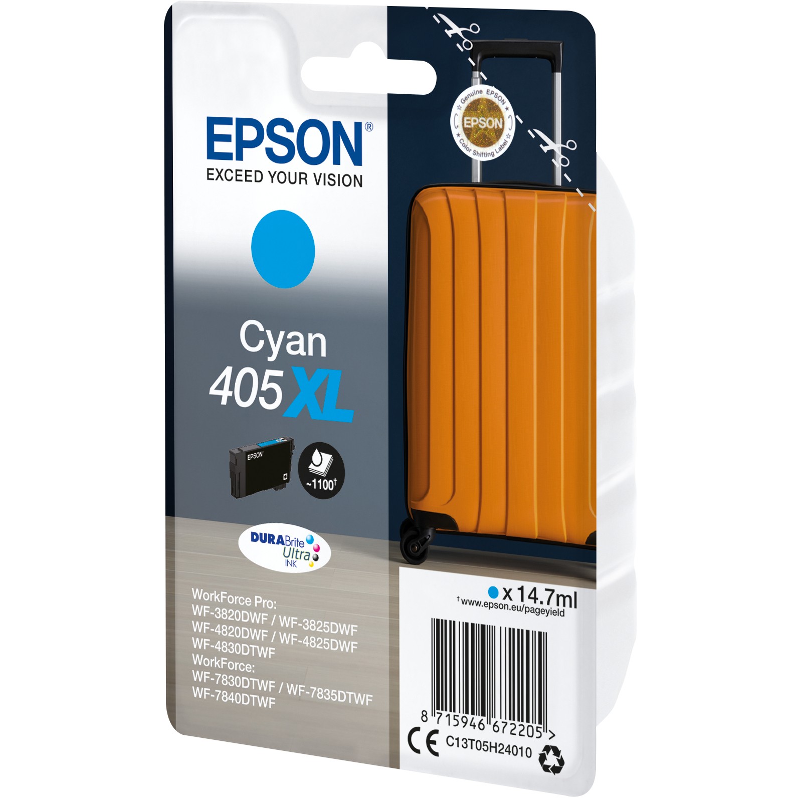 Tinta EPSON 405XL (original) cijan-2
