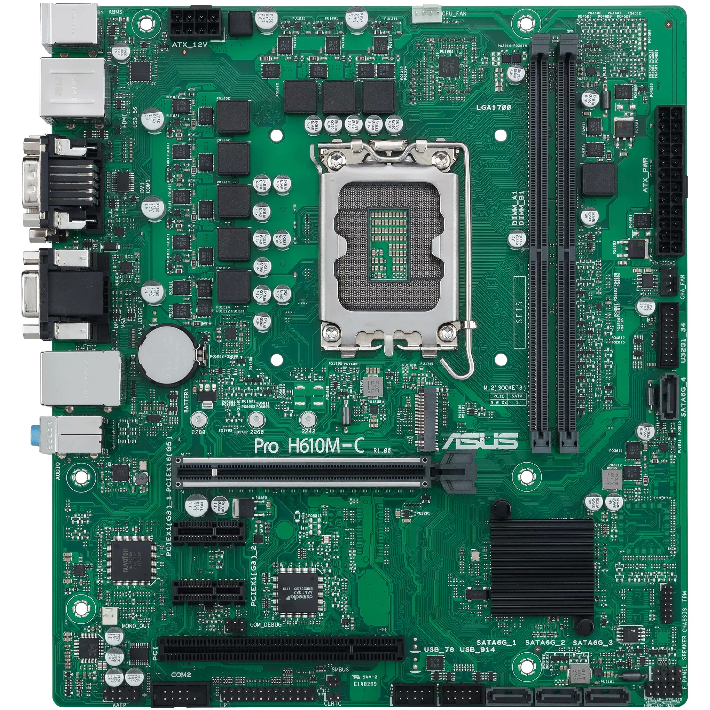 Matična ploča ASUS Pro H610M-C-CSM micro ATX LGA1700 utor H610-6