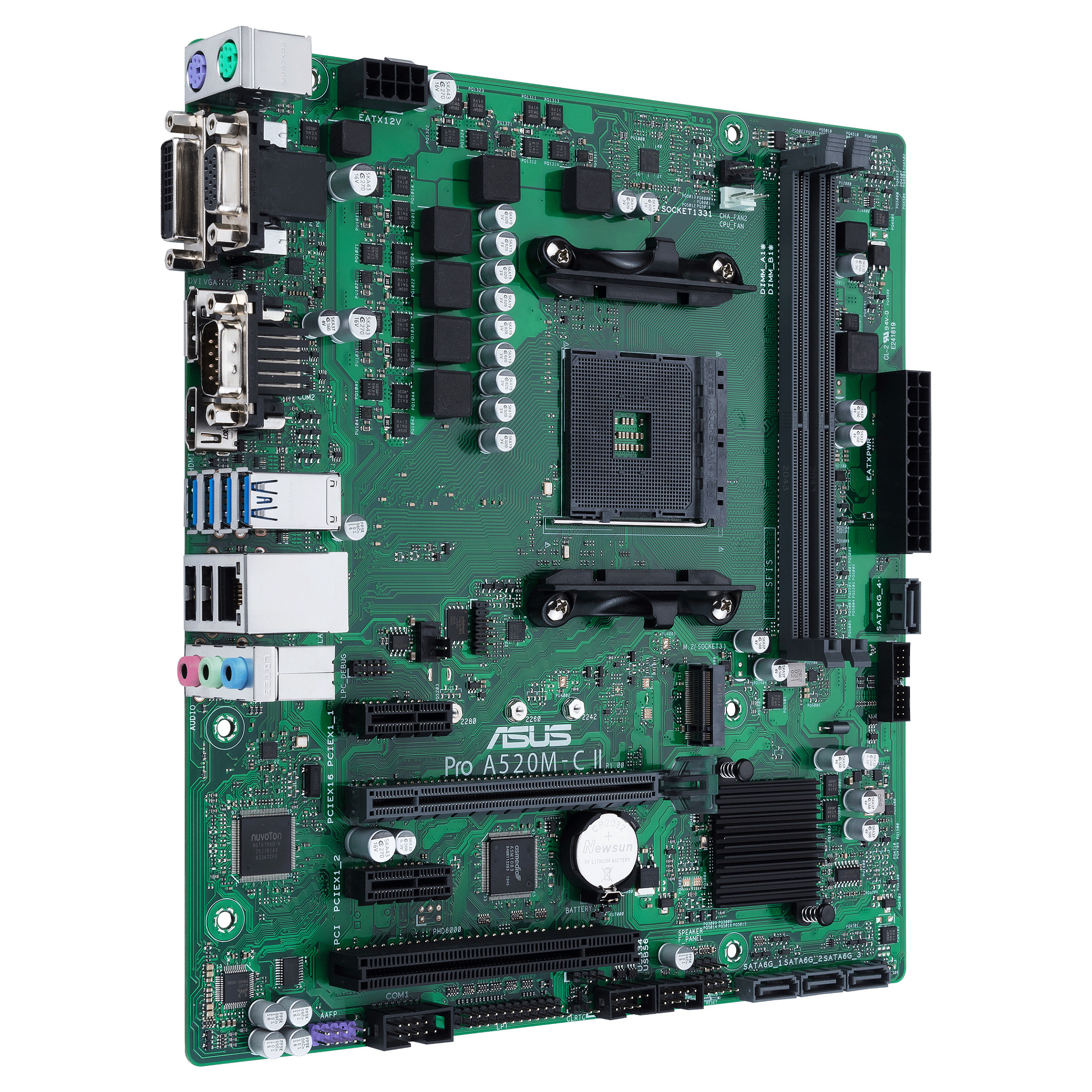 Matična ploča ASUS Pro A520M-C II/CSM (micro ATX, Socket AM4, AMD A520)-4