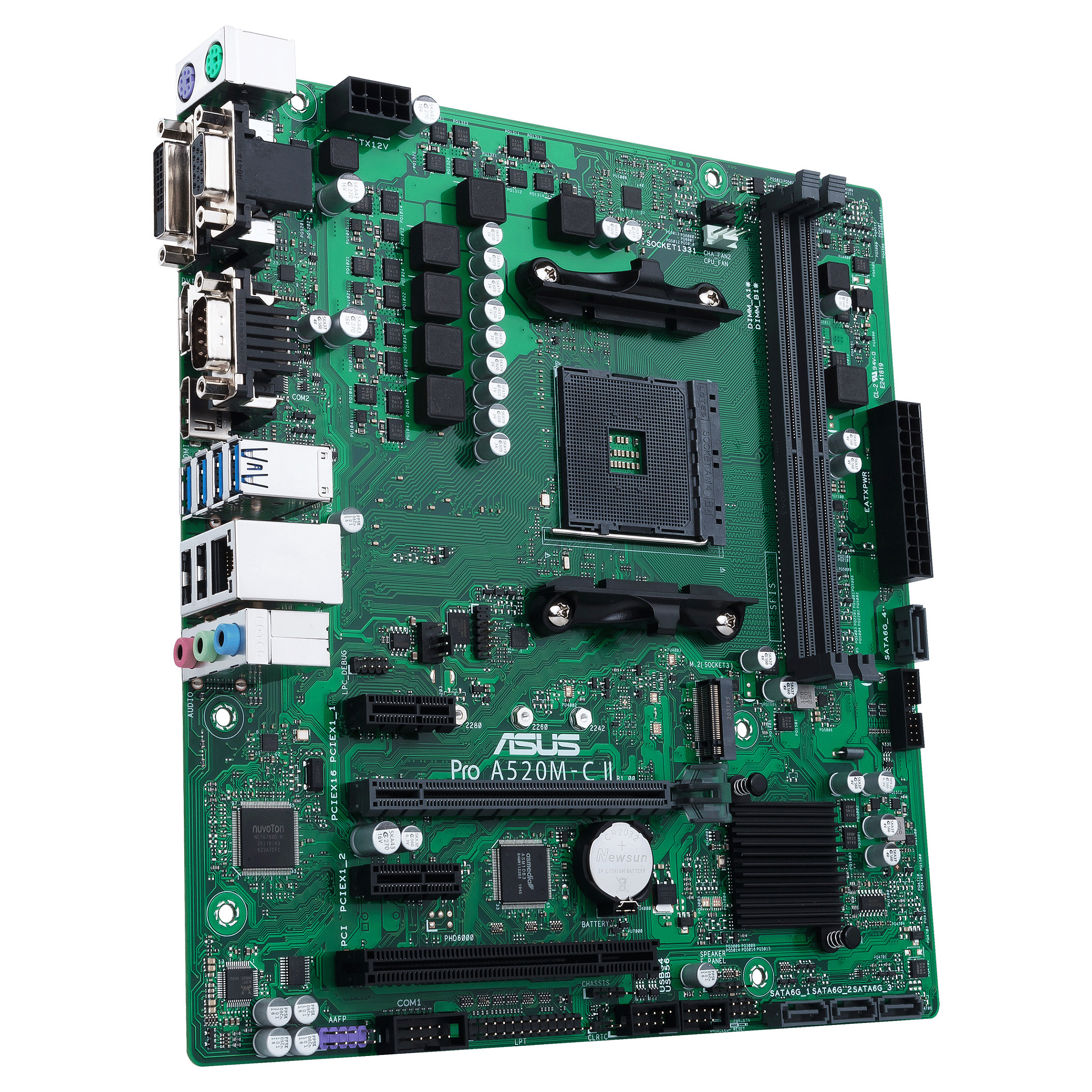 Matična ploča ASUS Pro A520M-C II/CSM (micro ATX, Socket AM4, AMD A520)-5