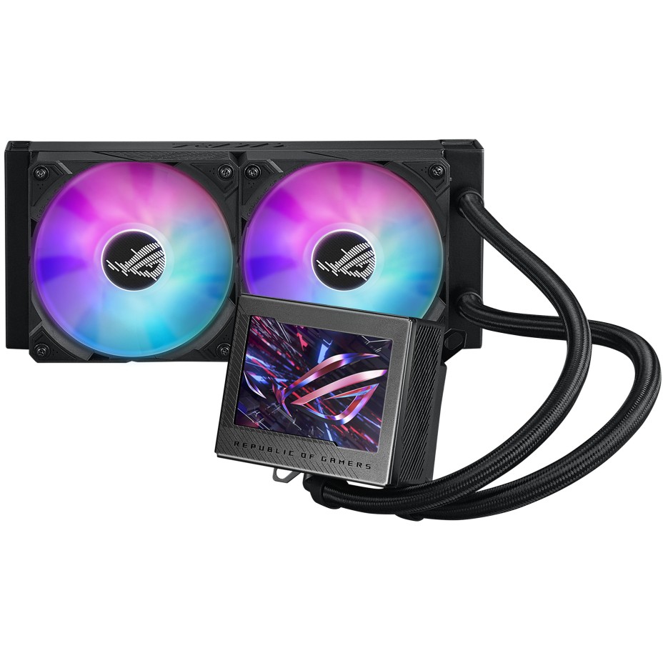 All-in-one liquid cooler ASUS ROG Ryujin III 240 ARGB, 2 ventilatora, 12 cm, crna-1