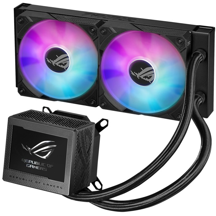 All-in-one liquid cooler ASUS ROG Ryujin III 240 ARGB, 2 ventilatora, 12 cm, crna-2