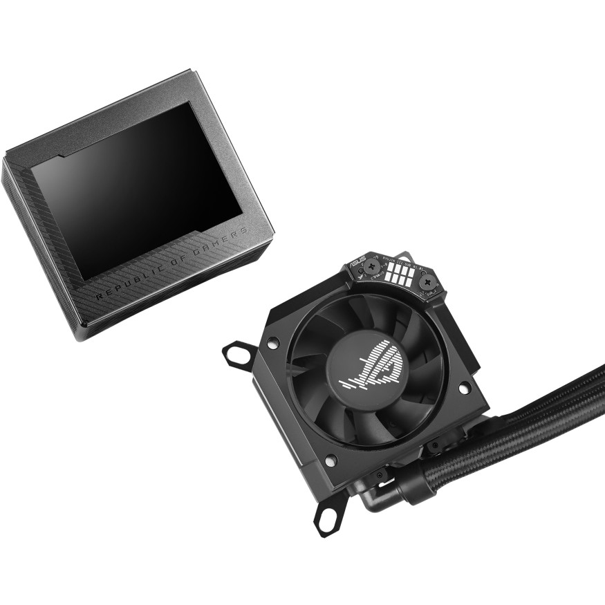All-in-one liquid cooler ASUS ROG Ryujin III 240 ARGB, 2 ventilatora, 12 cm, crna-6