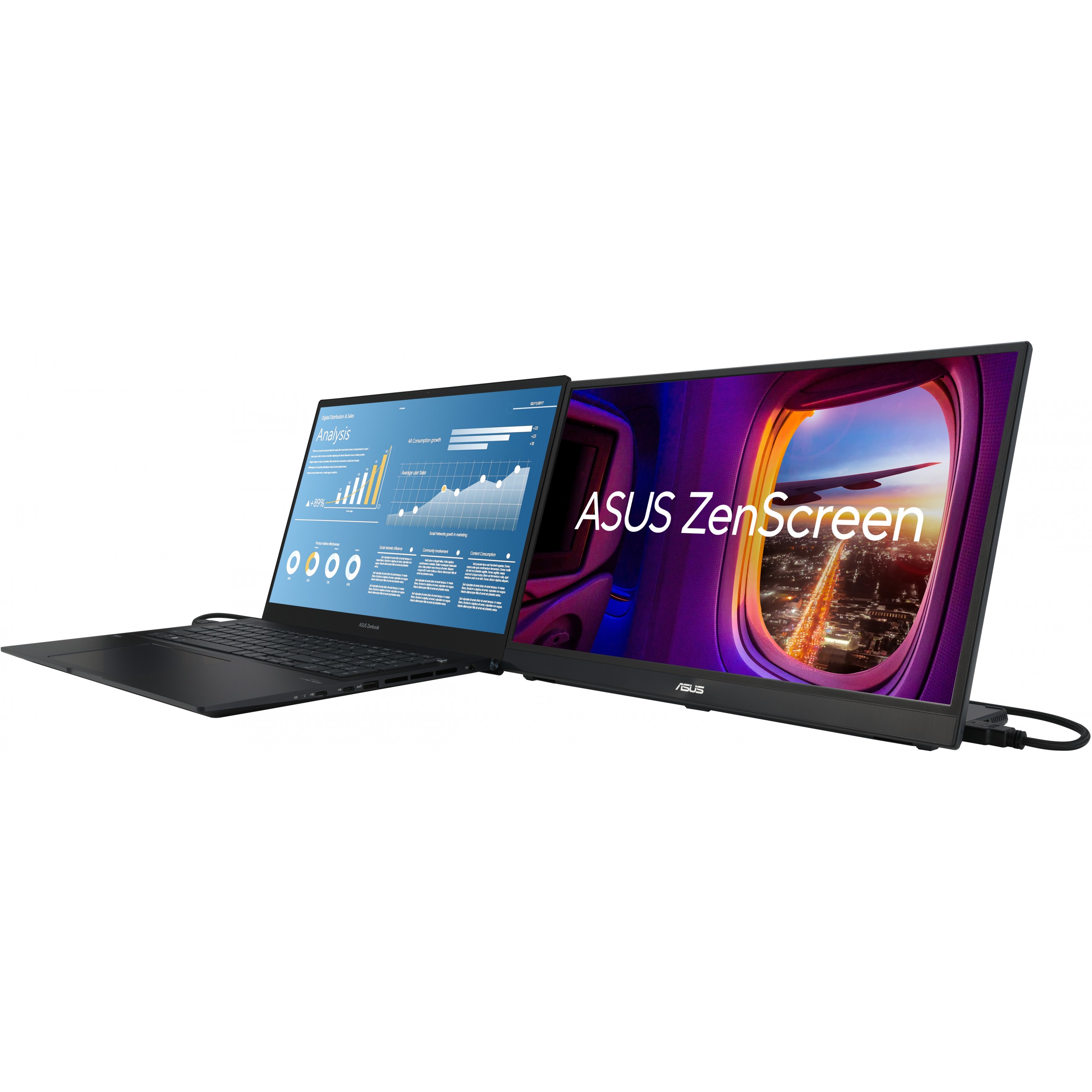 Monitor ASUS ZenScreen MB17AHG (17.3" IPS, LCD, 144Hz, 1920 x 1080 FHD, prijenosni crni)-10