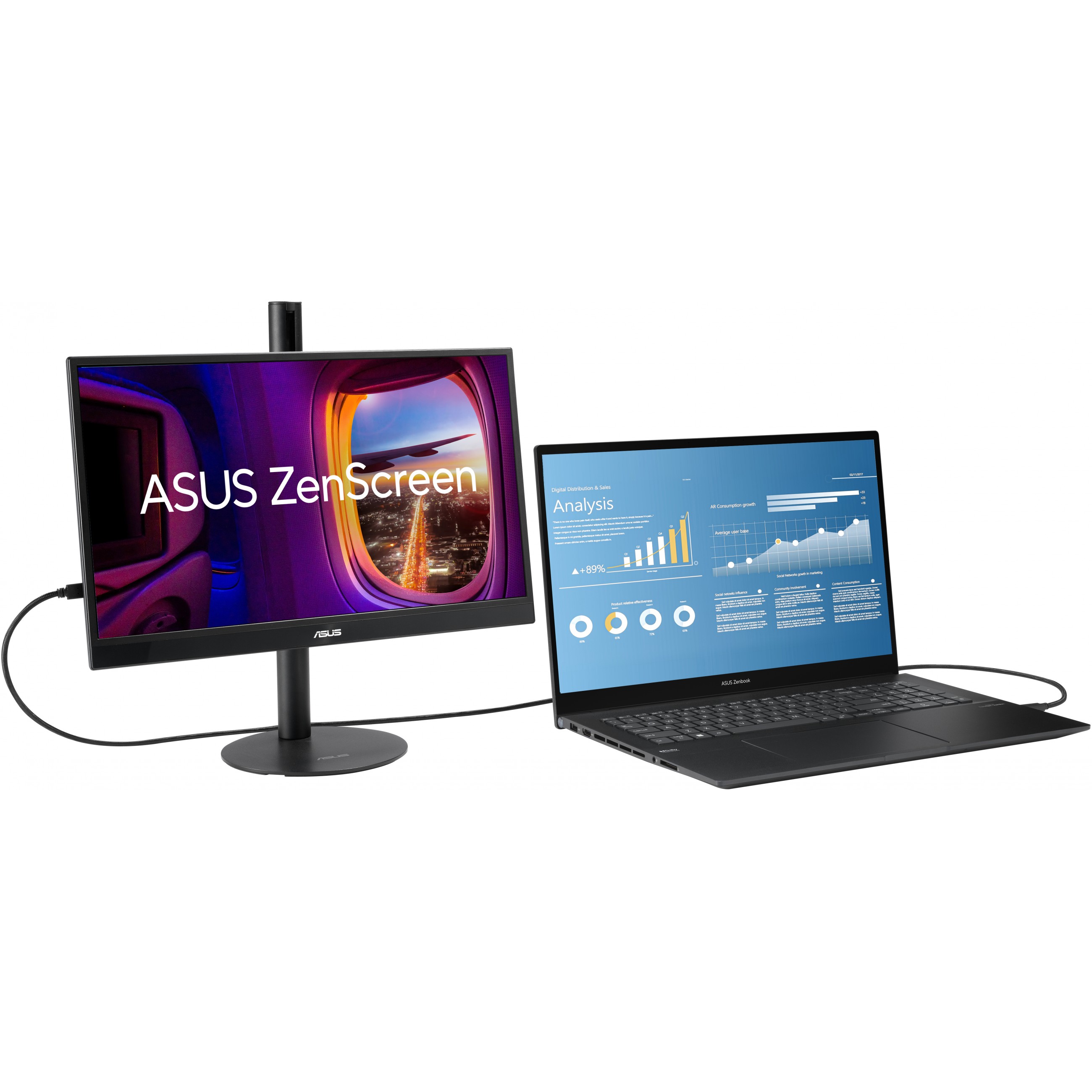 Monitor ASUS ZenScreen MB17AHG (17.3" IPS, LCD, 144Hz, 1920 x 1080 FHD, prijenosni crni)-12