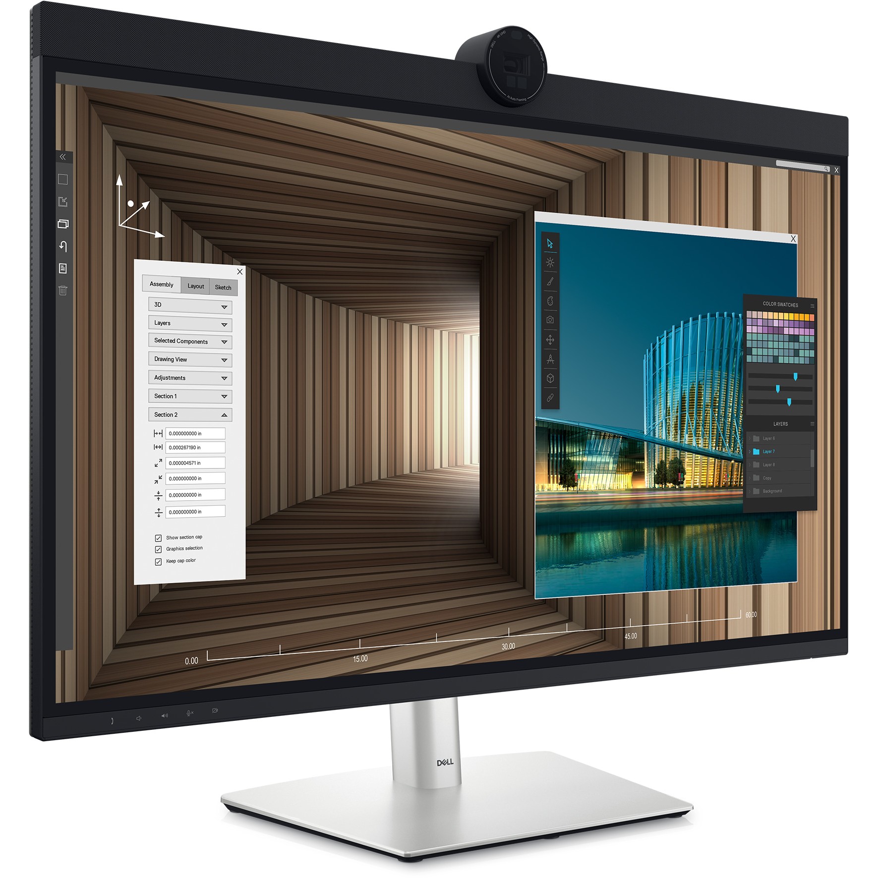 Monitor DELL UltraSharp U3224KBA (81.3 cm / 32", 6144 x 3456 6K)-14