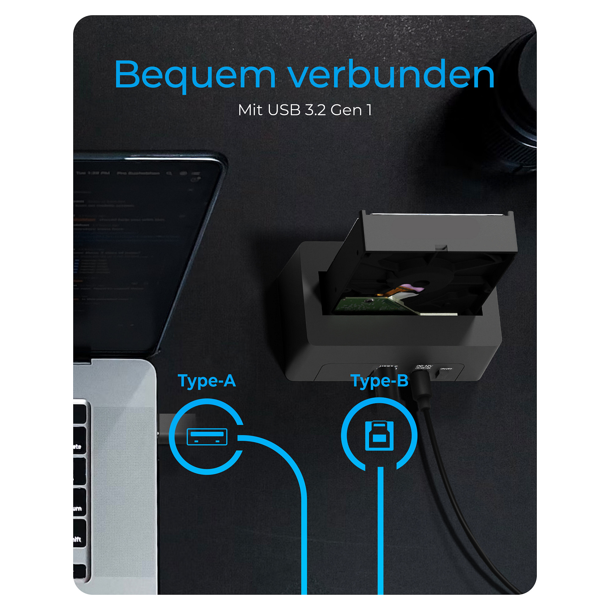 Postaja za spajanje ICY BOX IB-1121-U3 (sata 6Gb/s, usb 3.2 (gen 1))-5