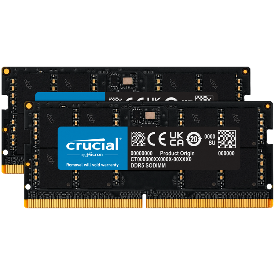 RAM CRUCIAL 96 GB (2 x 48 GB, ddr5, so-dimm 262-pin, 5600 MHz)-1