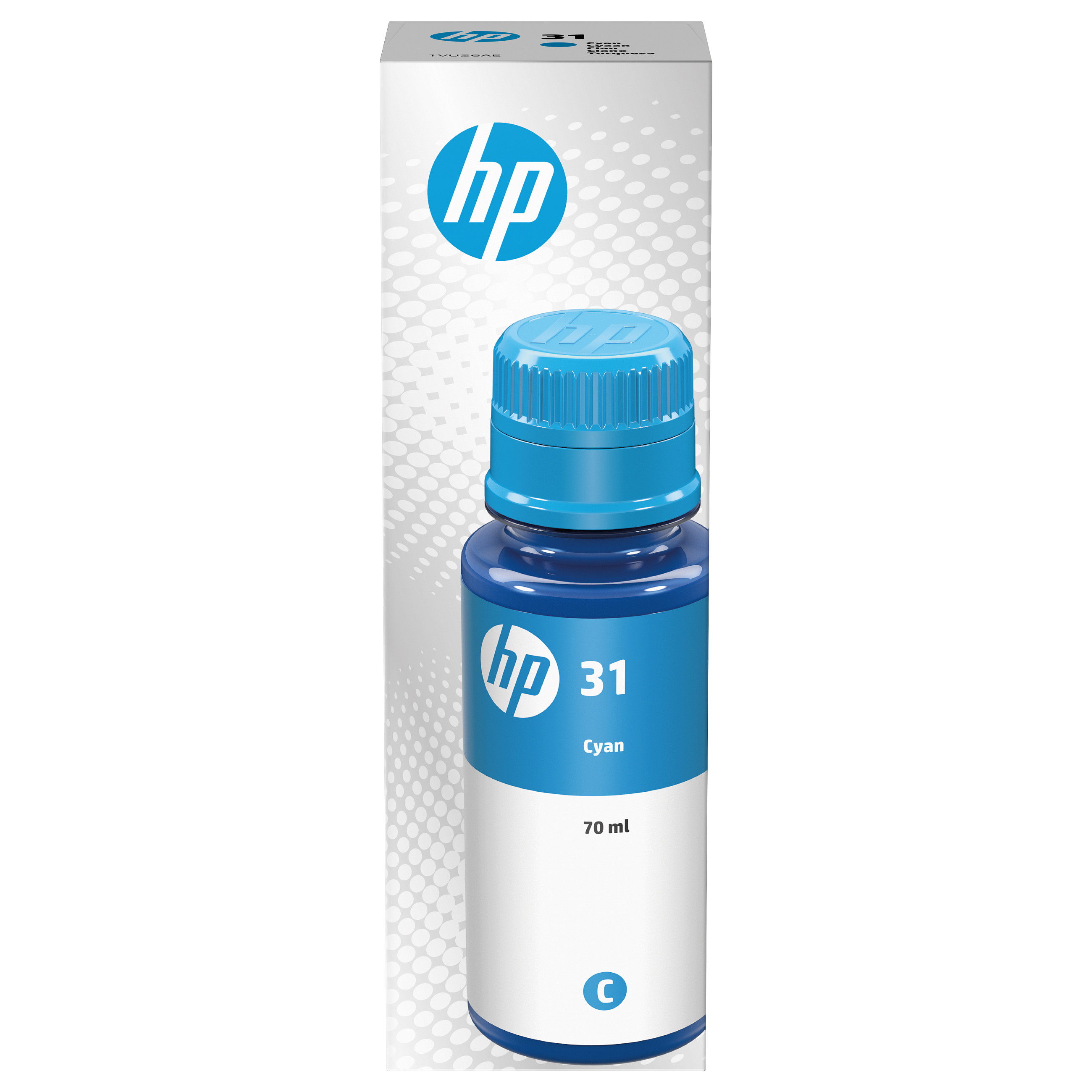 Tinta HP 31 Cyan (1VU26AE), original-1