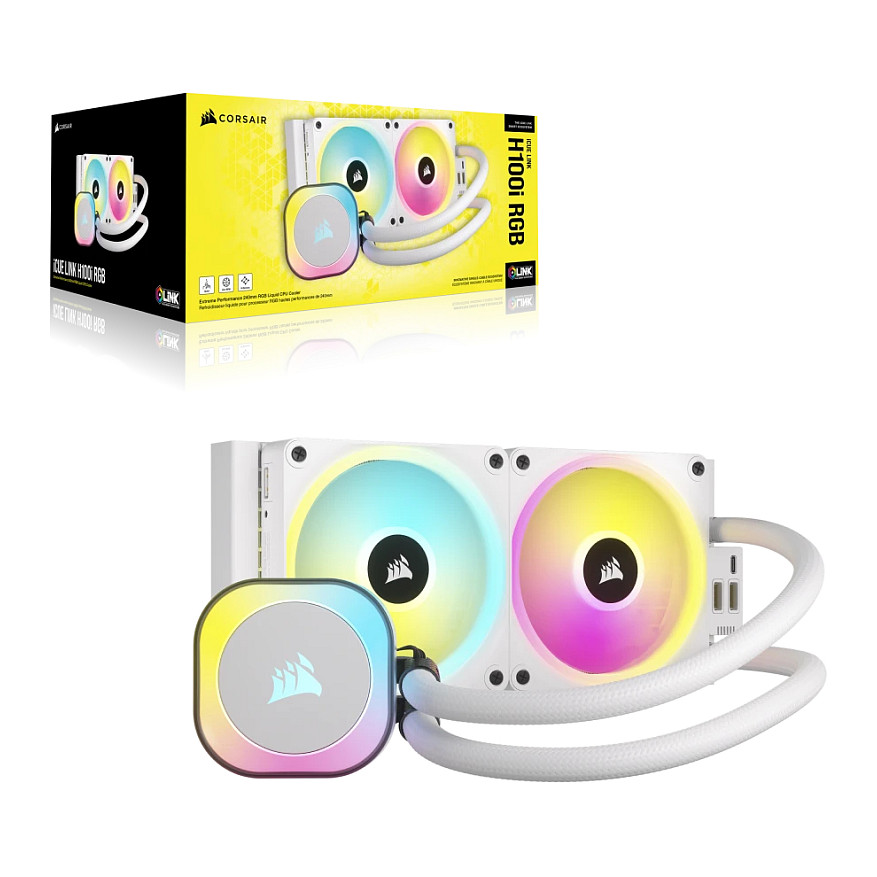 Sustav vodenog hlađenja procesora CORSAIR iCUE Link H100I RGB-15