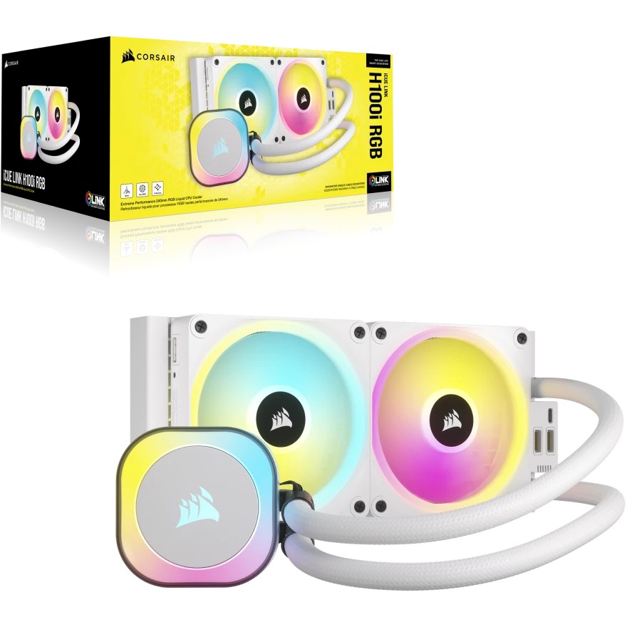 Sustav vodenog hlađenja procesora CORSAIR iCUE Link H100I RGB-9