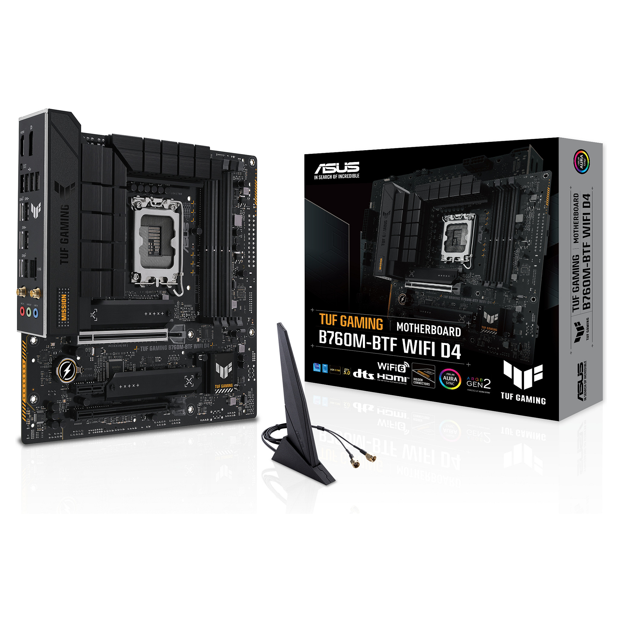 Matična ploča ASUS TUF GAMING B760M-BTF WIFI D4 (Micro-ATX, Socket Intel LGA 1700, Intel B760, WiFi)-3