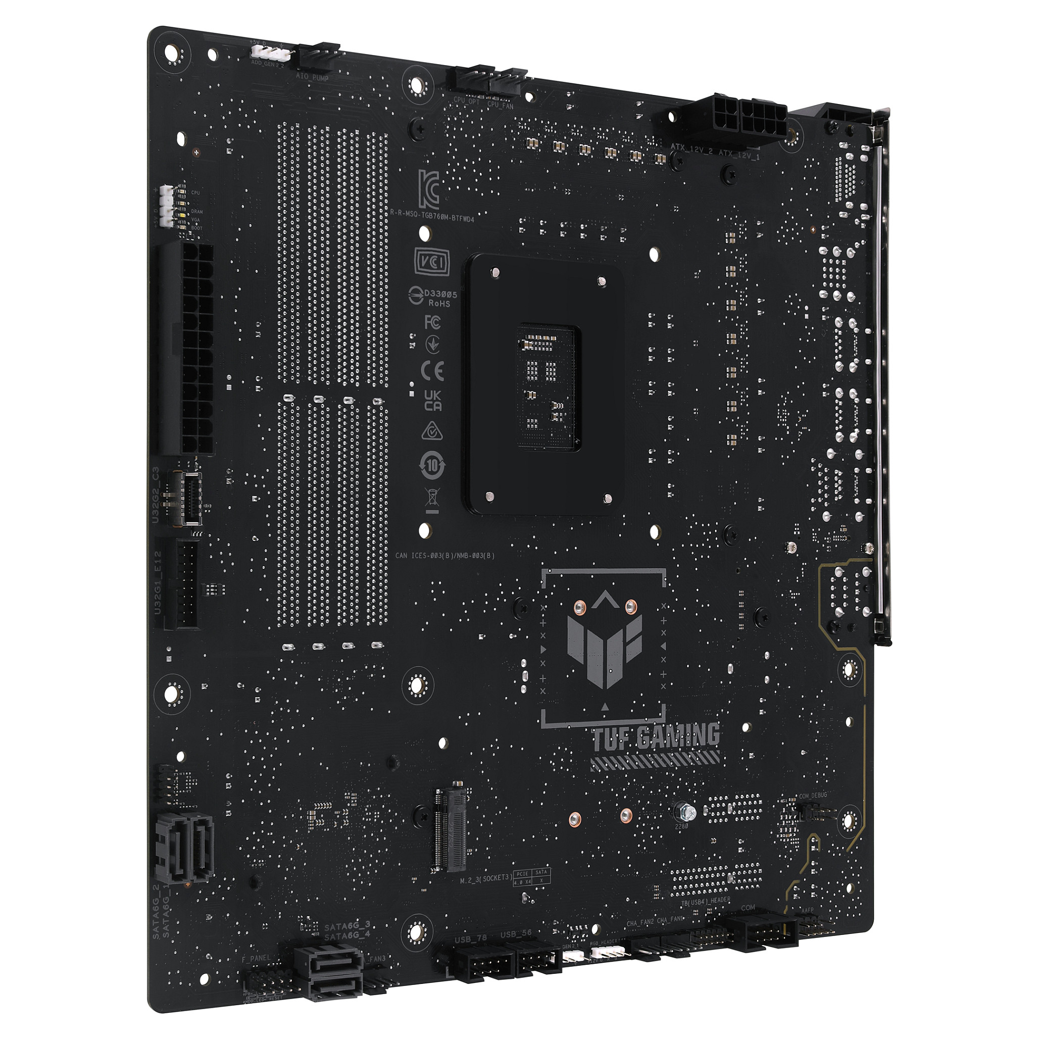Matična ploča ASUS TUF GAMING B760M-BTF WIFI D4 (Micro-ATX, Socket Intel LGA 1700, Intel B760, WiFi)-6