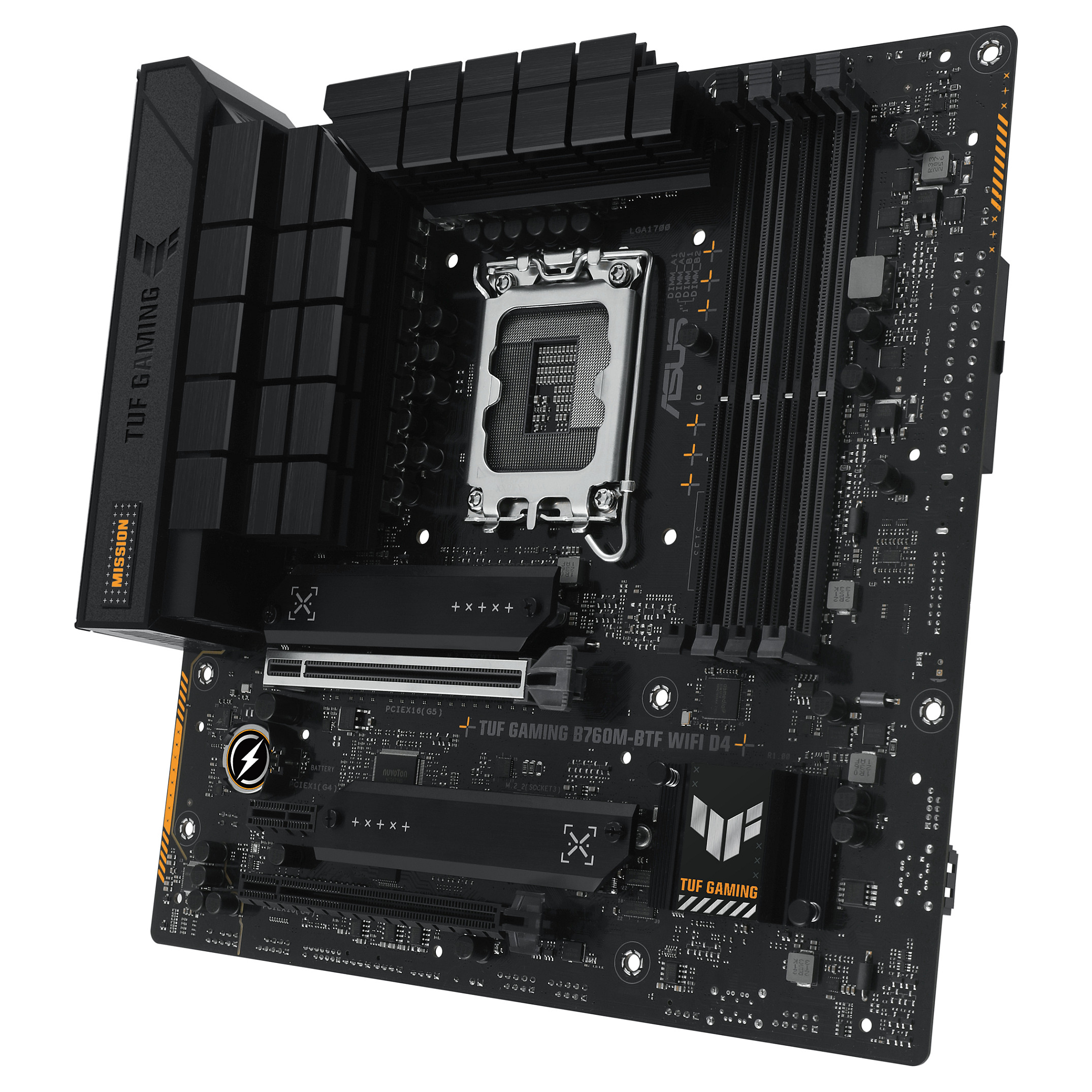 Matična ploča ASUS TUF GAMING B760M-BTF WIFI D4 (Micro-ATX, Socket Intel LGA 1700, Intel B760, WiFi)-7