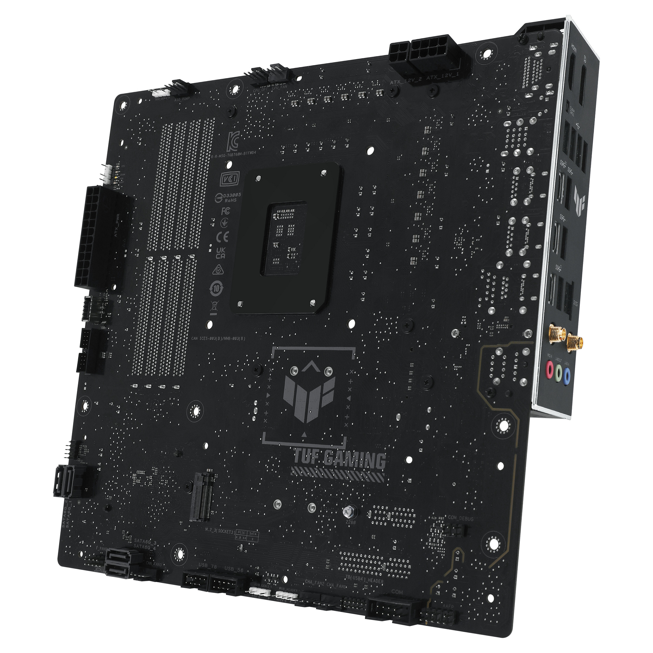 Matična ploča ASUS TUF GAMING B760M-BTF WIFI D4 (Micro-ATX, Socket Intel LGA 1700, Intel B760, WiFi)-8