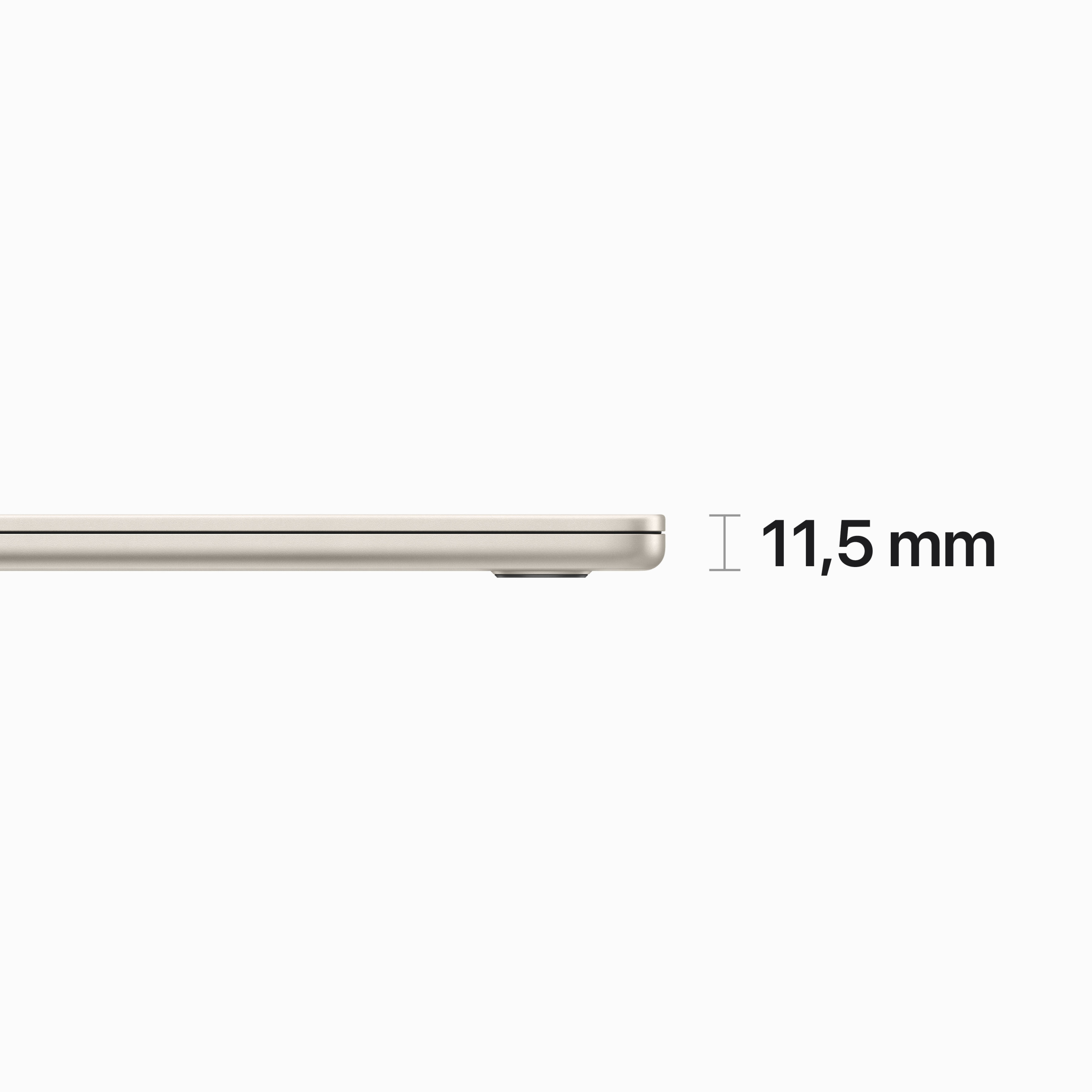 Laptop APPLE MacBook Air, 15.3", M2, 8 GB RAM, 256 GB SSD, njemačka tipkovnica – internacionalna non HR tipkovnica-3