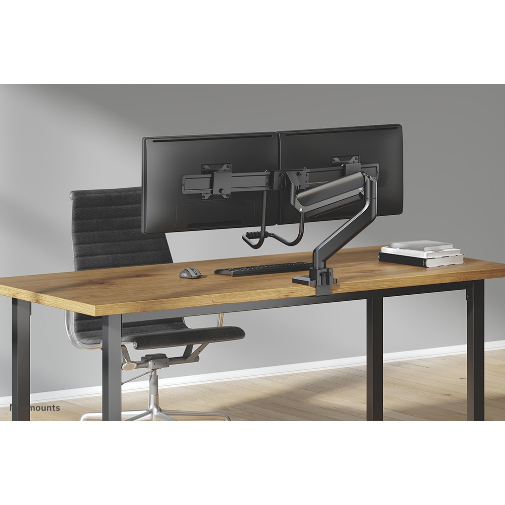 Nosač za dvostruki zaslon NEOMOUNTS Dual Display Monitor Desk Mount DS75-450BL2 crna-10
