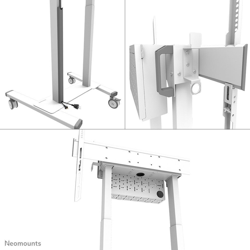 Motorni mobilni stalak NEOMOUNTS Motorised Mobile Stand FL55-875WH1 bijela-22