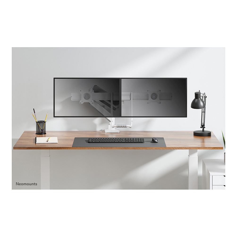 Nosač monitora stolni NEOMOUNTS DS75-450WH2 (17"- 32", do 8 kg, za 2 LCD zaslona)-20