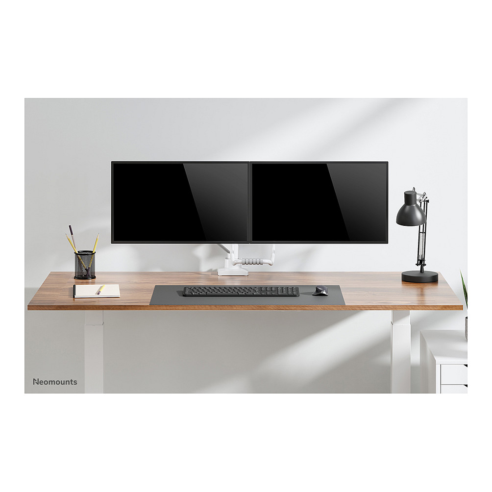 Nosač monitora stolni NEOMOUNTS DS75-450WH2 (17"- 32", do 8 kg, za 2 LCD zaslona)-21