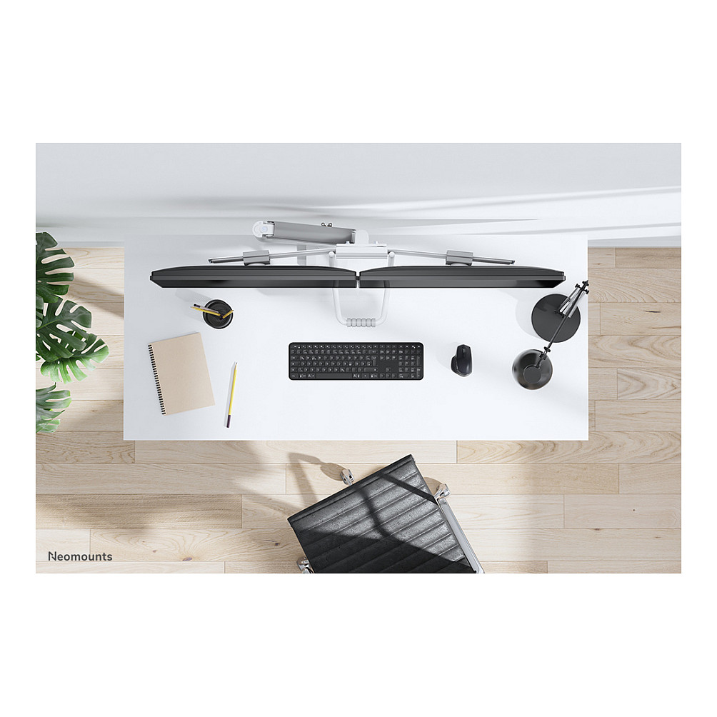Nosač monitora stolni NEOMOUNTS DS75-450WH2 (17"- 32", do 8 kg, za 2 LCD zaslona)-23