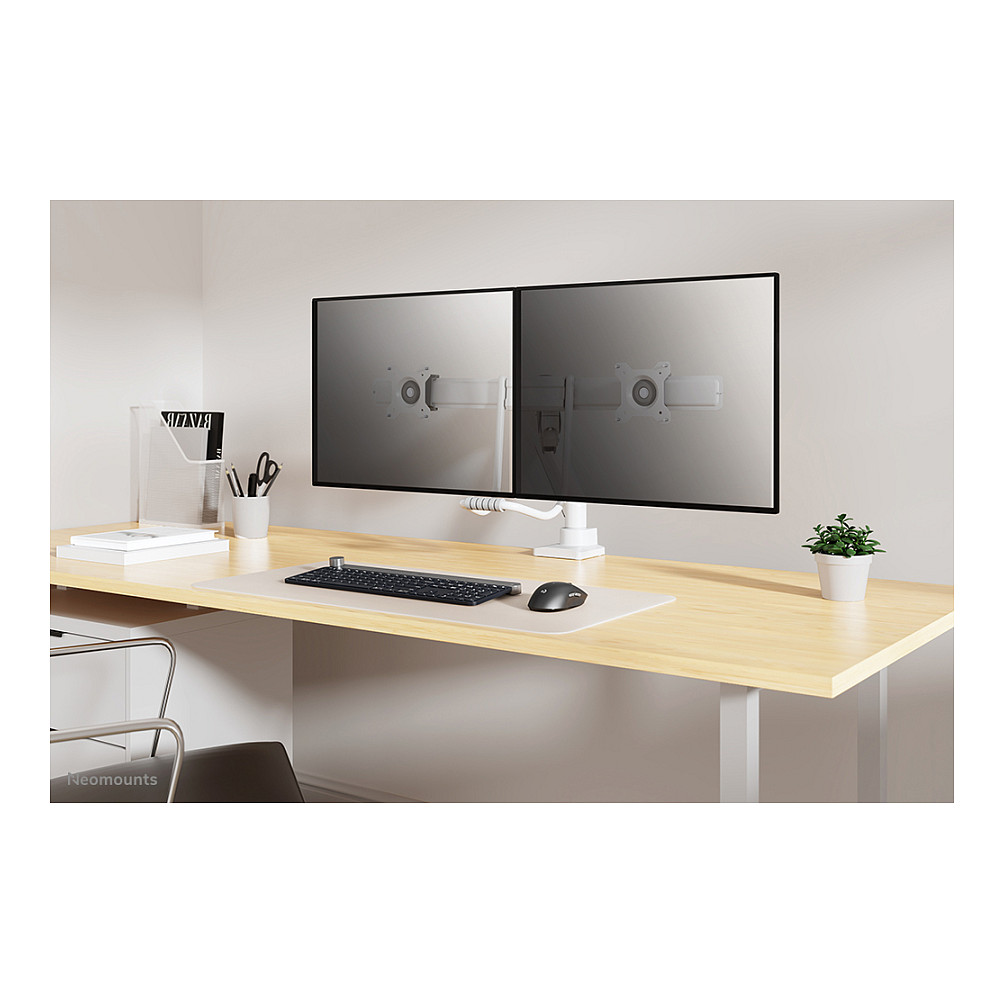 Nosač monitora stolni NEOMOUNTS DS75-450WH2 (17"- 32", do 8 kg, za 2 LCD zaslona)-24