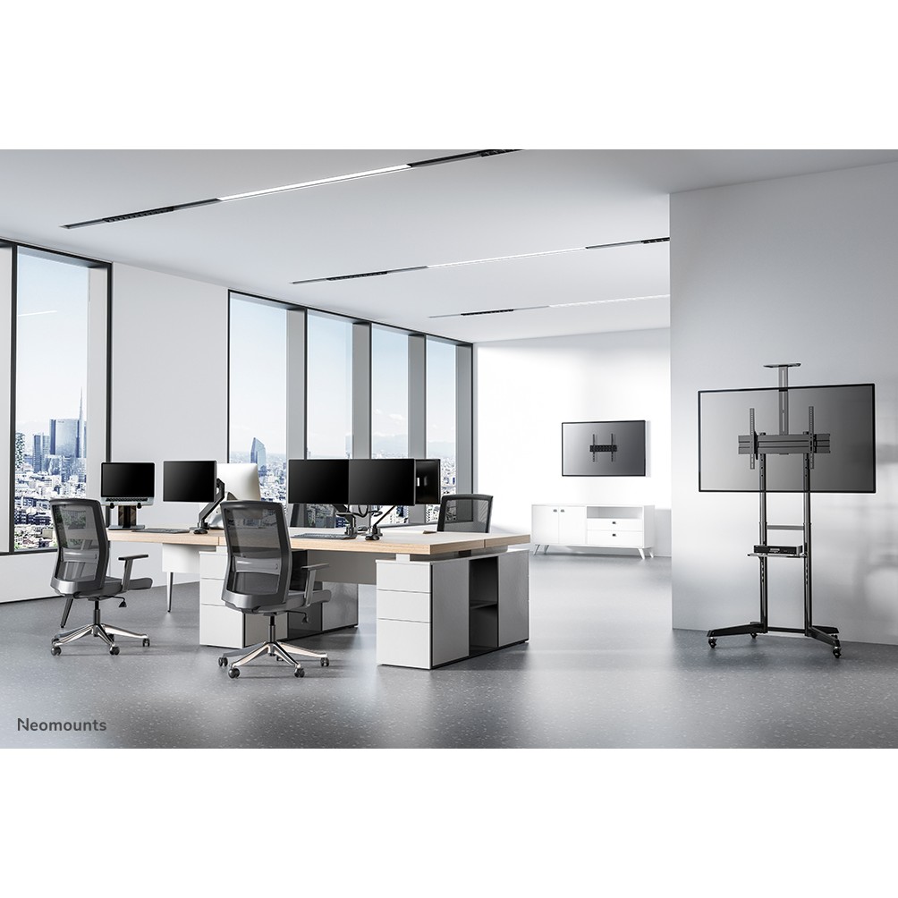 Stalak za TV podni prijenosni NEOMOUNTS FL50-550BL1 (37"- 70", do 50 kg, nagib 17°, 4 visine, za ravan panel)-15