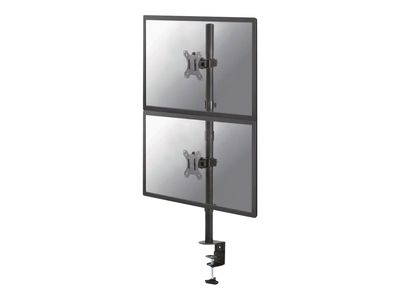 Nosač za monitor stolni NEOMOUNTS FPMA-D550DV (10"- 32", do 12 kg, nagib 90°, rotacija 360°, zakret 180°, za 2 monitora)-1