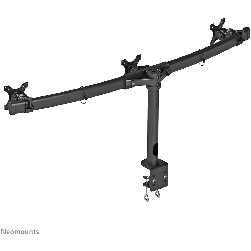 Nosač za monitor stolni NEOMOUNTS FPMA-D700D3 (za 3 monitora, po nosaču 10"- 27", do 8 kg, nagib 90°, rotacija 360°, zakret 103°)-19