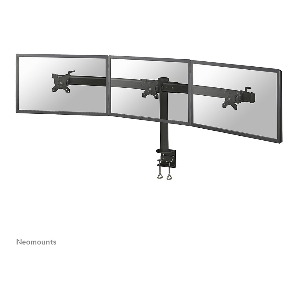 Nosač za monitor stolni NEOMOUNTS FPMA-D700D3 (za 3 monitora, po nosaču 10"- 27", do 8 kg, nagib 90°, rotacija 360°, zakret 103°)-23