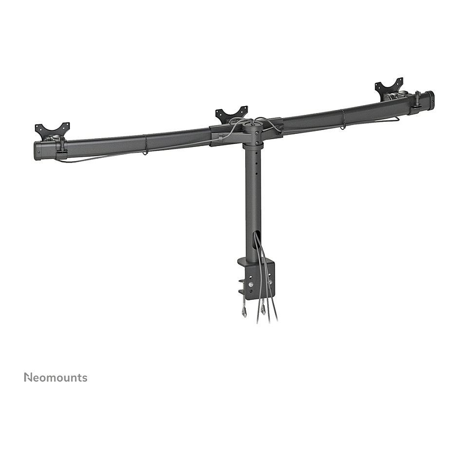 Nosač za monitor stolni NEOMOUNTS FPMA-D700D3 (za 3 monitora, po nosaču 10"- 27", do 8 kg, nagib 90°, rotacija 360°, zakret 103°)-28