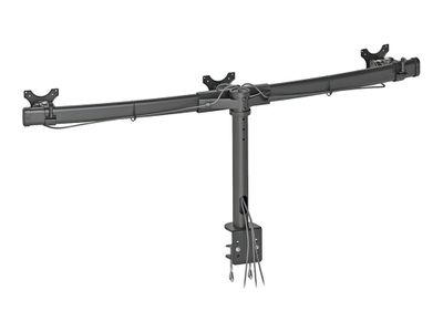 Nosač za monitor stolni NEOMOUNTS FPMA-D700D3 (za 3 monitora, po nosaču 10"- 27", do 8 kg, nagib 90°, rotacija 360°, zakret 103°)-3