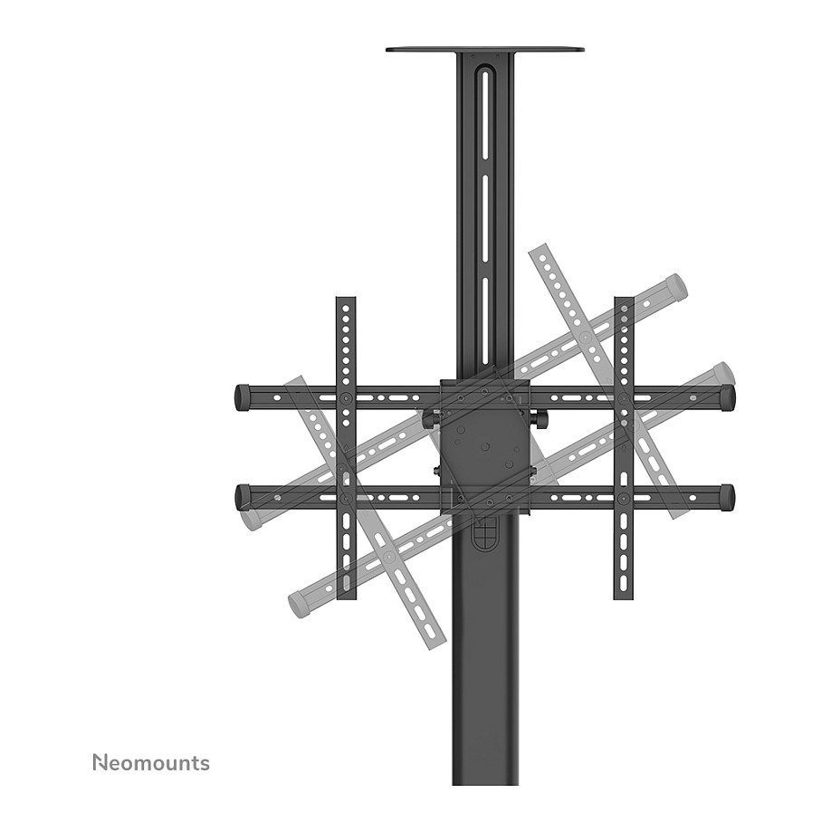 Neomounts PLASMA-M1900E mobilni podni stalak za zaslon do 70", crni-25