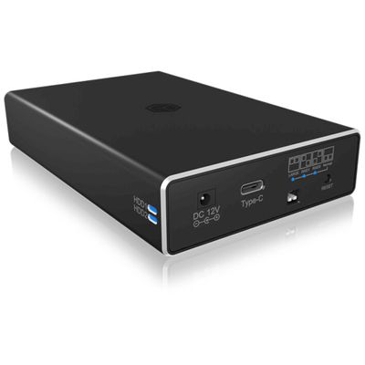 Kućište za diskove ICY BOX IB-RD2253-C31 (2x 2.5" SATA, USB-C 3.1 Gen 2, RAID)-0