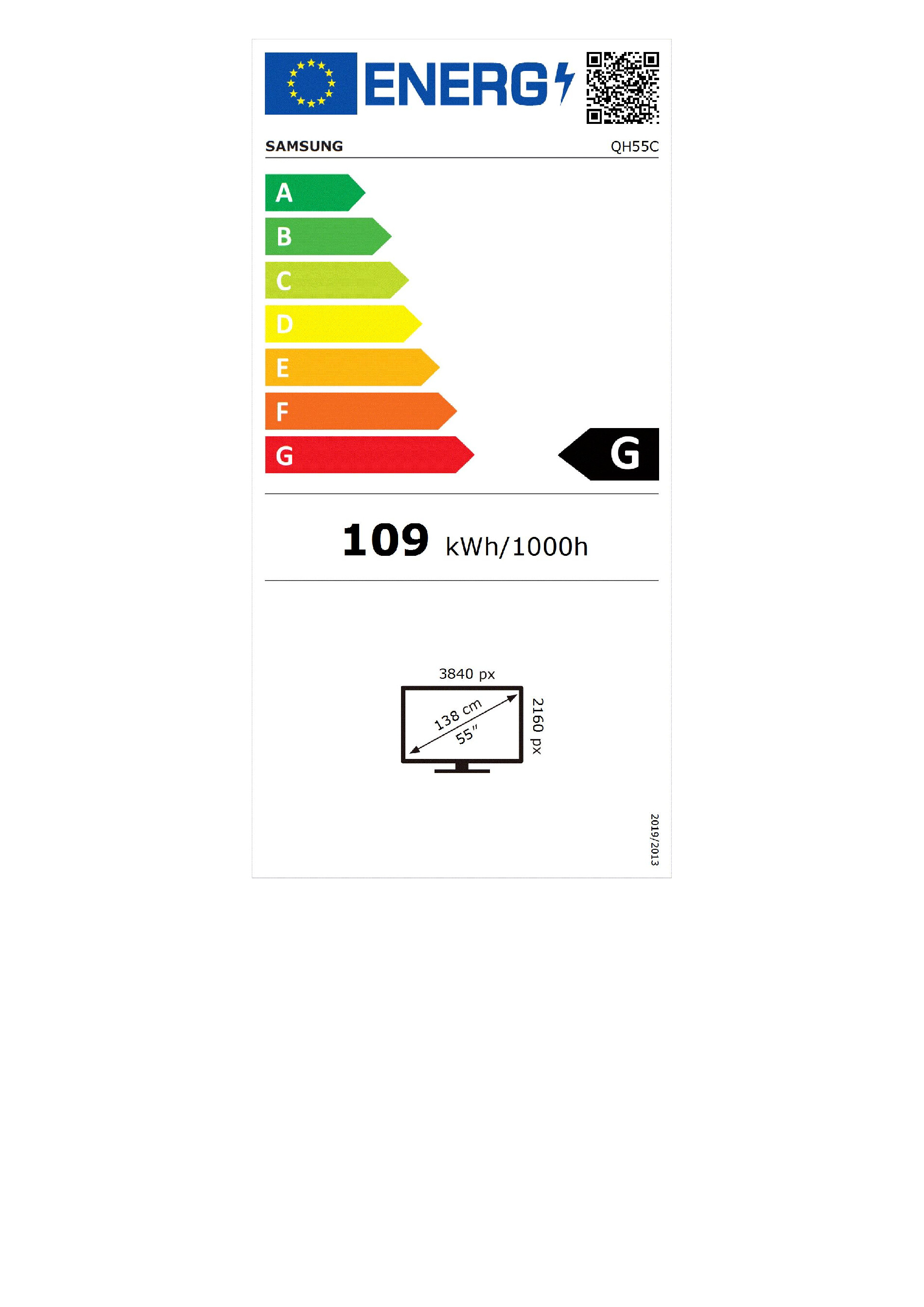 TV SAMSUNG QH55C QHC Series (55", Crystal UHD, 4K, za digitalno oglašavanje)-18