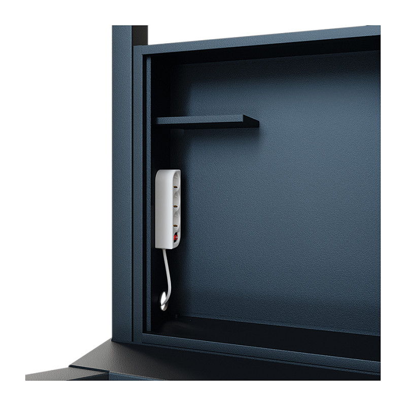 Kolica za zaslon HAGOR HP Twin Lift M-B (55"-86"), motorizirana, crna boja-7