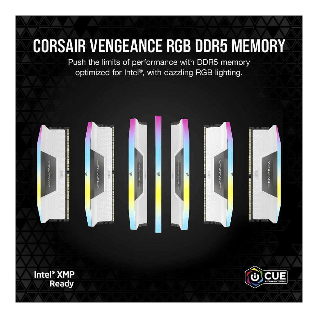 RAM CORSAIR VENGEANCE D5 6000 64GB C30 RGB K2-7