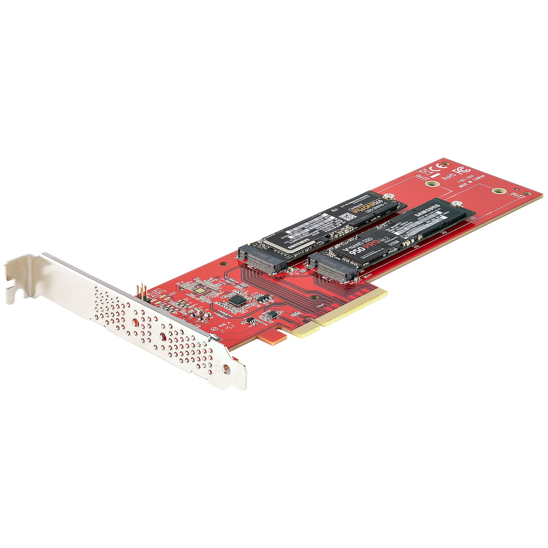 Adapter za dvostruki M.2 PCIe SSD STARTECH.COM (x8 / x16, Dual NVMe or AHCI, PCIe M-Key M2 SSD)-17