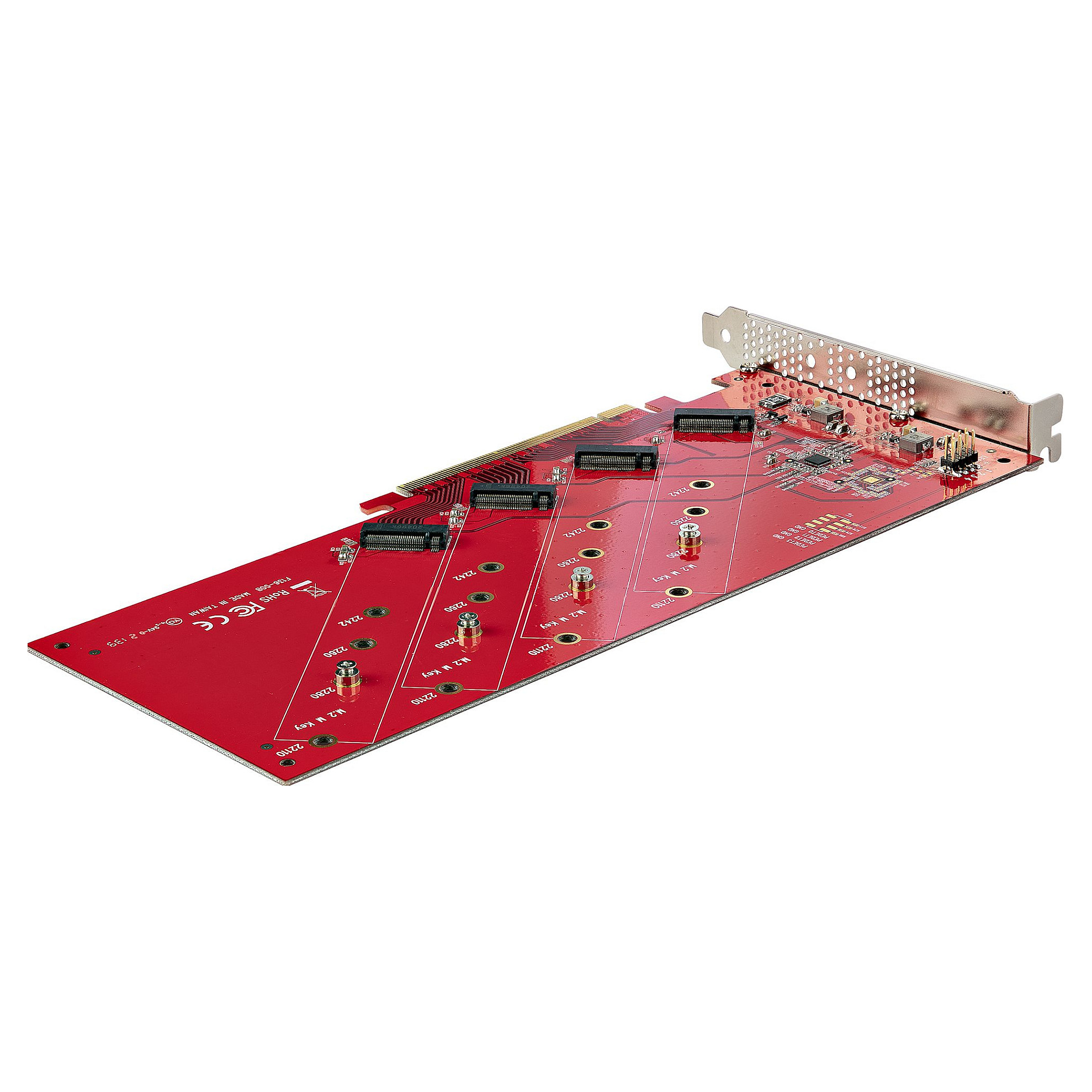PCIe Adapter STARTECH.COM PEX8M2E4, Quad M.2 NVMe SSD, PCI Express 4.0 x16-9