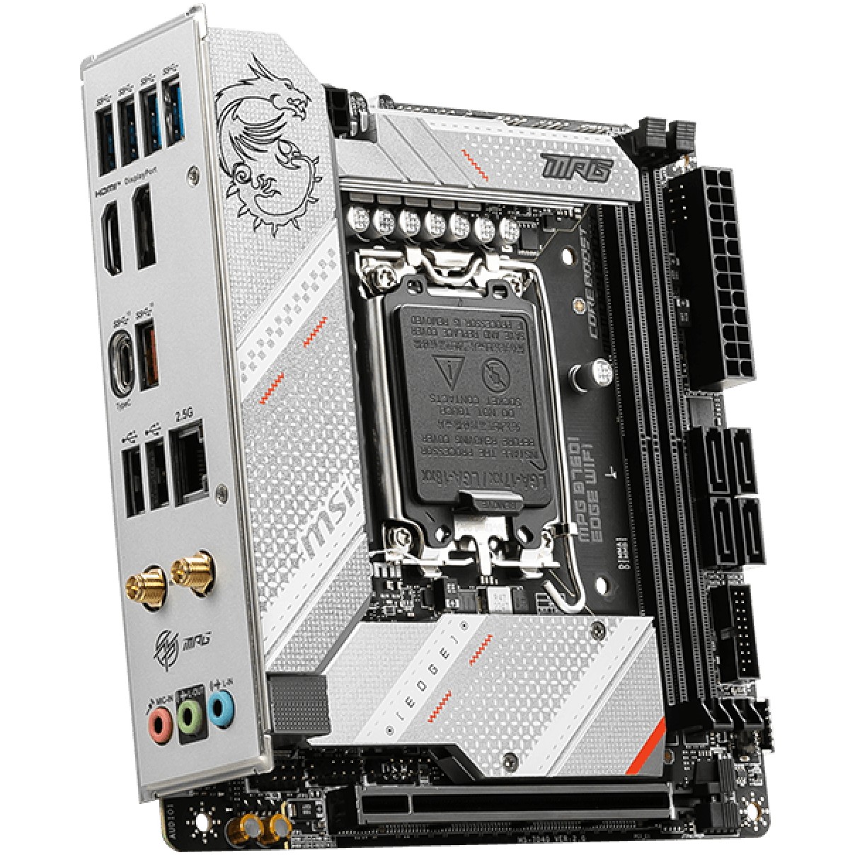Matična ploča MSI MPG B760I EDGE WIFI (mini ITX, LGA1700 utor, B760)-4