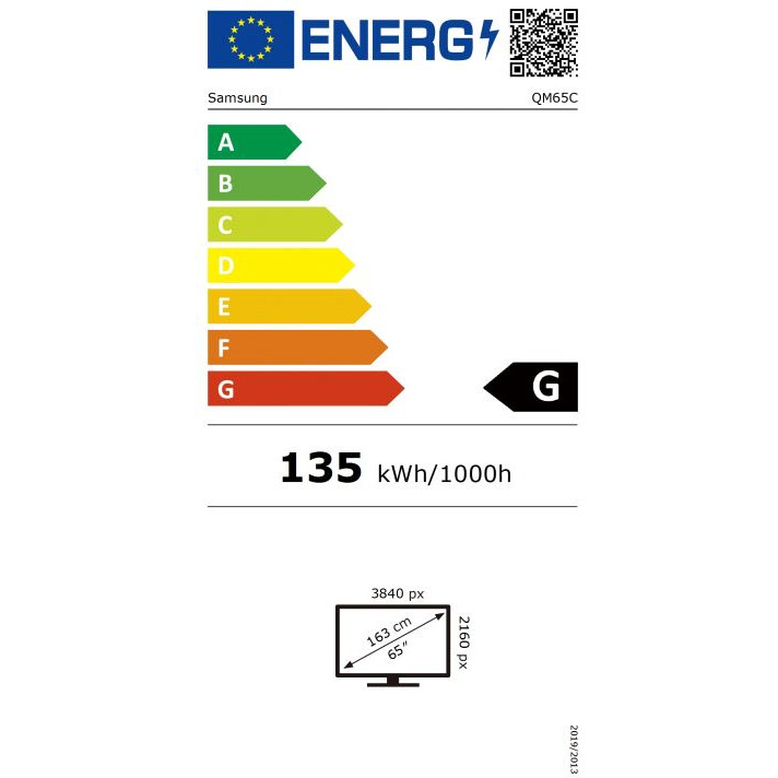 TV SAMSUNG QM65C QMC Series (65 inča, Crystal UHD, 4K, za digitalno oglašavanje)-21