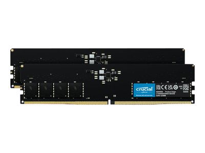 RAM memorija CRUCIAL (64 GB: 2 x 32 GB, DDR5, DIMM 288-pin, 5600 MHz / PC5-44800, unbuffered)-0